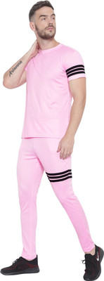 RABBY Striped Men Track Suit