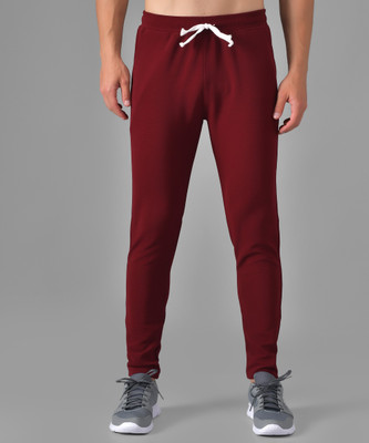 Purser Regular Fit Men Maroon Trousers