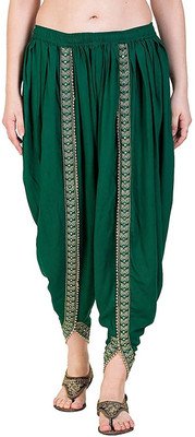 fheo Flared Women Multicolor Trousers