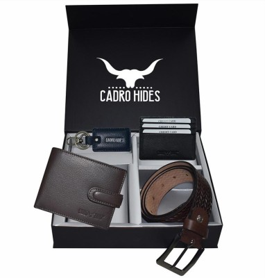 cadrohides Men Multicolor Genuine Leather Wallet(9 Card Slots)