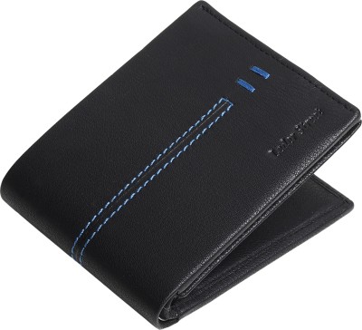Leder Street Men Trendy, Evening/Party Black Genuine Leather Wallet(10 Card Slots)