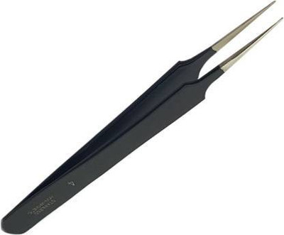 Digital Craft Tweezers No.4 Non-Magnetic Epoxy Coated 115mm For Jewellery