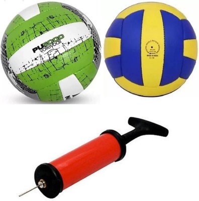 clark green pu 5000 volleyball and classic rubber ball Volleyball - Size: 4(Pack of 1)