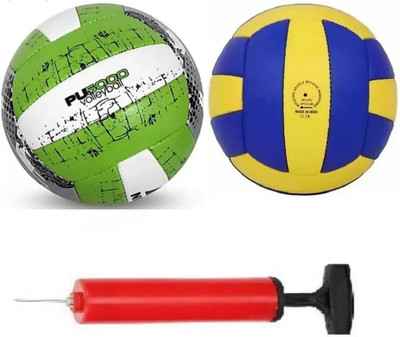 clark green pu 5000 volleyball and classic combo with air pump Volleyball - Size: 4(Standard, Pack of 1)