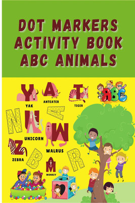 DOT MARKERS ACTIVITY BOOK ABC ANIMALS(English, Paperback, C. R. Devault)