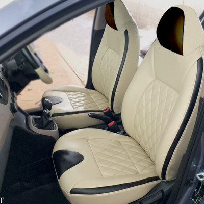AutoSafe Leather Car Seat Cover For Datsun Redi-GO(Fixed Head Rest, Split Back Seat, Without Back Seat Arm Rest, 5 Seater, 2 Back Seat Head Rests)