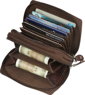 Style 98 7 Card Holder(Set of 1, Brown)