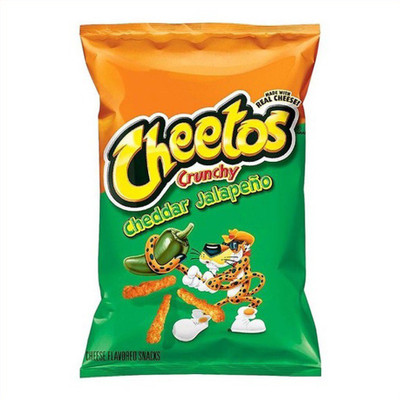 Cheetos Cheddar Jalapeno Crunchy Pouch, 8 0Z, 226.8 g Puffcorn(226.8 g)