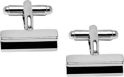 Shining Jewel Brass Cufflink(Black)