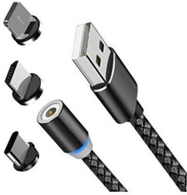 IMMUTABLE Magnetic Charging Cable 1.5 A 3 m 377 3 in 1(Compatible with MOBLE PHONE, Black)