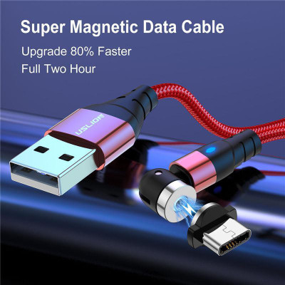 IMMUTABLE Magnetic Charging Cable 1.5 A 3 m 380 3 in 1(Compatible with MOBLE PHONE, Black)