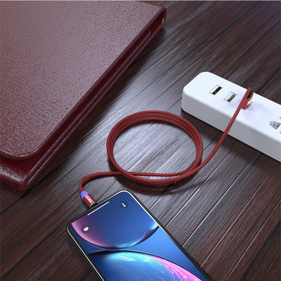 IMMUTABLE Magnetic Charging Cable 3 m 375 3 in 1(Compatible with MOBLE PHONE, Black)