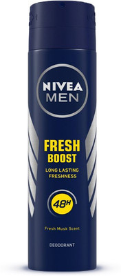 Nivea Men Fresh Power Boost Deodorant Spray  -  For Men(150 ml)