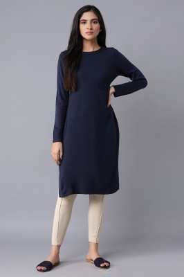 W Women A-line Blue Dress