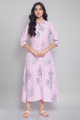 W Women A-line Pink Dress