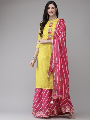 Ishin Women Kurta Skirt Set