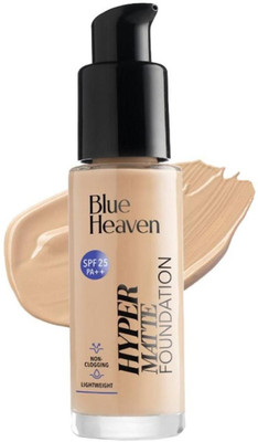 BLUE HEAVEN Hyper Matte Foundation 30 ml 301 Honey Foundation(Medium, Yellow, 30 ml)