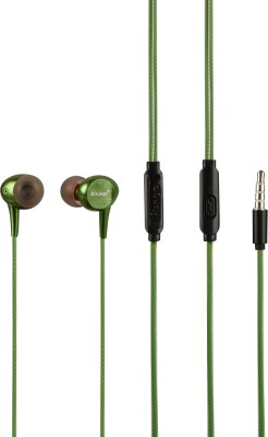 Hitage Wired Earphones with mic Super Extra Bass HB-131 Plus Wired Headset(Green, In the Ear)