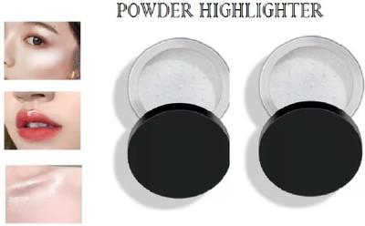 GFSU BEST FOR FACE MAKE UP LOOSE POWDER SHIMMER HIGHLIGHTER Highlighter(WHITE)