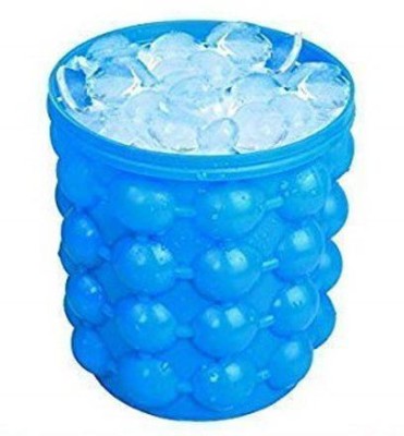 ActrovaX 1 L Silicone, Plastic IXV®-251-JU-Ice Cube Maker for Home Ice Bucket(Blue)