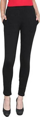 Kaff Western Wear Legging(Black, Solid)