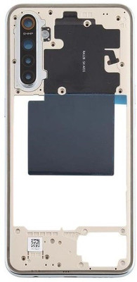 Sandreezz Realme X2 side keys with Side Middle Body Front Panel(White)