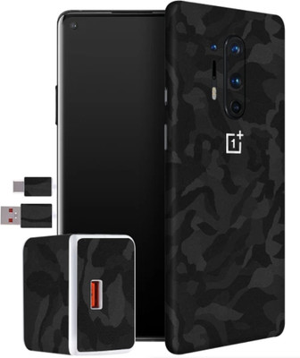 shamima OnePlus 8 Pro (Back+Side+Camera) Mobile Skin(Black Army)