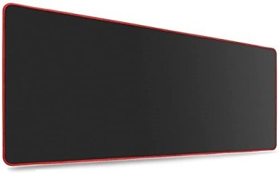 Fedus Pack of 1 Pad Non-Slip Base Professional Gaming Large Mouse Pad (600X300MM) Waterproof and Foldable Pad, Computer Game Mouse Mat Desktop Pad Gamers,Desktop,Laptop,Keyboard (Black-Red) Mousepad(Black, Red)