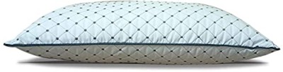 YORA HomeStyle Comfort Microfibre Polka Sleeping Pillow Pack of 1(Grey, White)