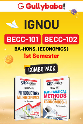 Gullybaba IGNOU Help Books CBCS BA. Honours (CORE COURSE) (Economics) BECC-101, BECC-102, In English 1st Semester Combo(Paperback, Gullybaba.com Panel)