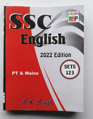 S.S.C. English 2022 Edition PT & Mains With Previous Paper (2019,2020,2021 ) SETS 123(Paperback, Hindi, A.K. Singh.)