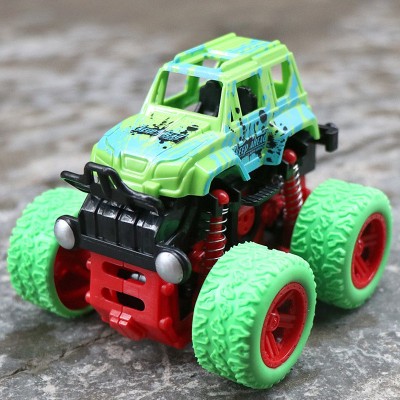 Plus Shine Toy New Collection Toy Car for baby, kids action figure Mini Car Monster Truck Multi Color and Multi Print Indoor Games Mini Monster Friction Powered Truck Pull Back Cars Toys, Manual 360 Degree Stunt Car Friction Powered Cars Push go Truck for Toddlers Kids, Child, baby Gift Mini Monster