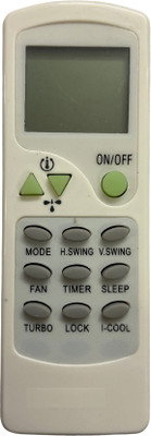 SHIELDGUARD AC Remote Control Compatible for  Air Conditioner Onida Remote Controller(White)