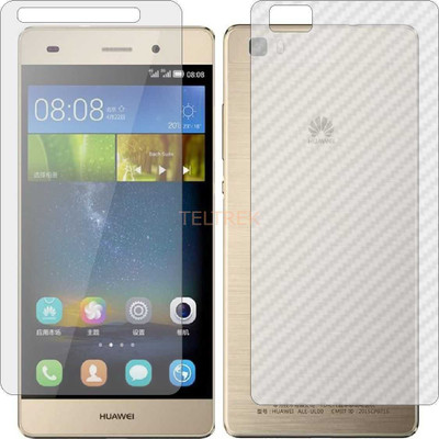 TELTREK Front and Back Screen Guard for HUAWEI P8 LITE 2015 (Front Matte Finish & Back 3d Carbon Fiber)(Pack of 2)