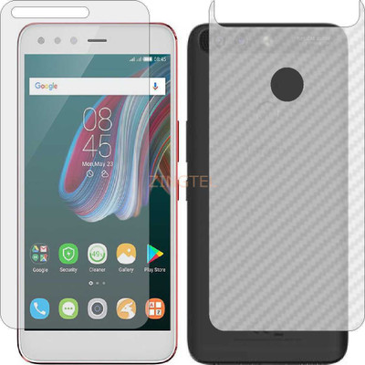 ZINGTEL Front and Back Screen Guard for INFINIX ZERO 5 X603 (Front Matte Finish & Back 3d Carbon Fiber)(Pack of 2)