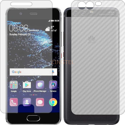 ZINGTEL Front and Back Screen Guard for HUAWEI P10 (Front Matte Finish & Back 3d Carbon Fiber)(Pack of 2)
