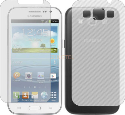 ZINGTEL Front and Back Screen Guard for SAMSUNG GALAXY GRAND QUATTRO (Front Matte Finish & Back 3d Carbon Fiber)(Pack of 2)