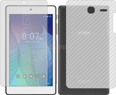 ZINGTEL Front and Back Screen Guard for ALCATEL POP 7 LITE (Front Matte Finish & Back 3d Carbon Fiber)(Pack of 2)