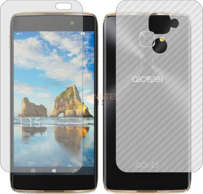 ZINGTEL Front and Back Screen Guard for ALCATEL IDOL 4S WINDOWS (Front Matte Finish & Back 3d Carbon Fiber)(Pack of 2)
