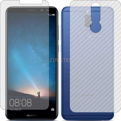 ZINGTEL Front and Back Screen Guard for HONOR NOVA 2I (Front Matte Finish & Back 3d Carbon Fiber)(Pack of 2)