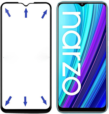 A CONNECT Z Tempered Glass Guard for Realme Narzo 30 A(Pack of 1)
