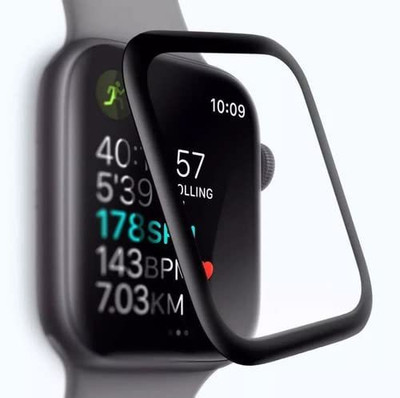 Viraan Tempered Glass Guard for Apple Watch 41MM Series 7.(Pack of 1)