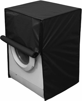 Groki Front Loading Washing Machine  Cover(Width: 60.9 cm, Black)