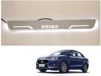 KOZDIKO LED ACRYLIC BLUE LIGHT SCUFF PLATES SET OF 4 PCS FOR MARUTI SUZUKI DZIRE NEW (2017-PRESENT) Door Sill Plate