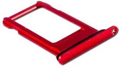 Anixen Sim Card Tray(Compatible With APPLE IPHONE 8/8PLUS : RED)