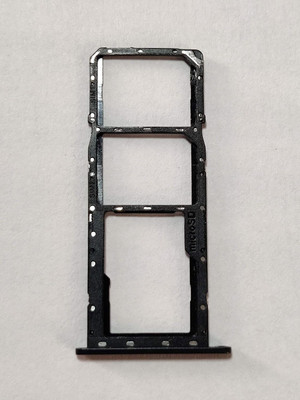 Shockware Sim Card Tray(Compatible With Samsung M01s Black)