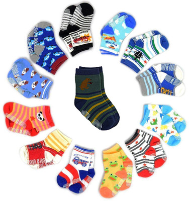 KidBee Baby Girls Printed, Self Design, Geometric Print, Striped Ankle Length(Pack of 5)