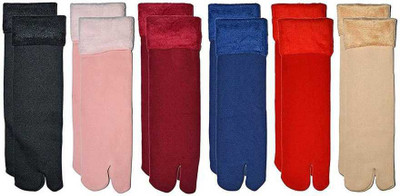 SMART SEWINGERS Men & Women Solid Ankle Length(Pack of 6)