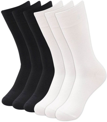 VIPUN Men Solid Calf Length(Pack of 6)