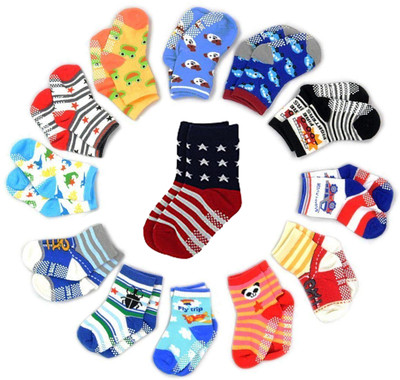 KidBee Baby Girls Printed, Self Design, Geometric Print, Striped Ankle Length(Pack of 8)